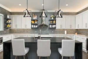 River Way home kitchen built by Broadleaf Residential with a beautiful kitchen design